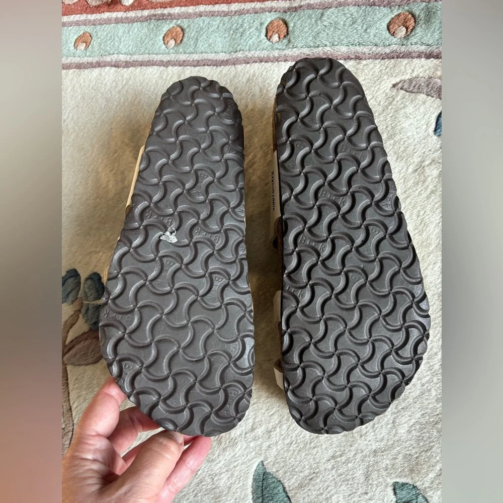 BIRKENSTOCK Mayari Birko-Flor Sandals Antique Lace Pearl 41 - Picture 8 of 14